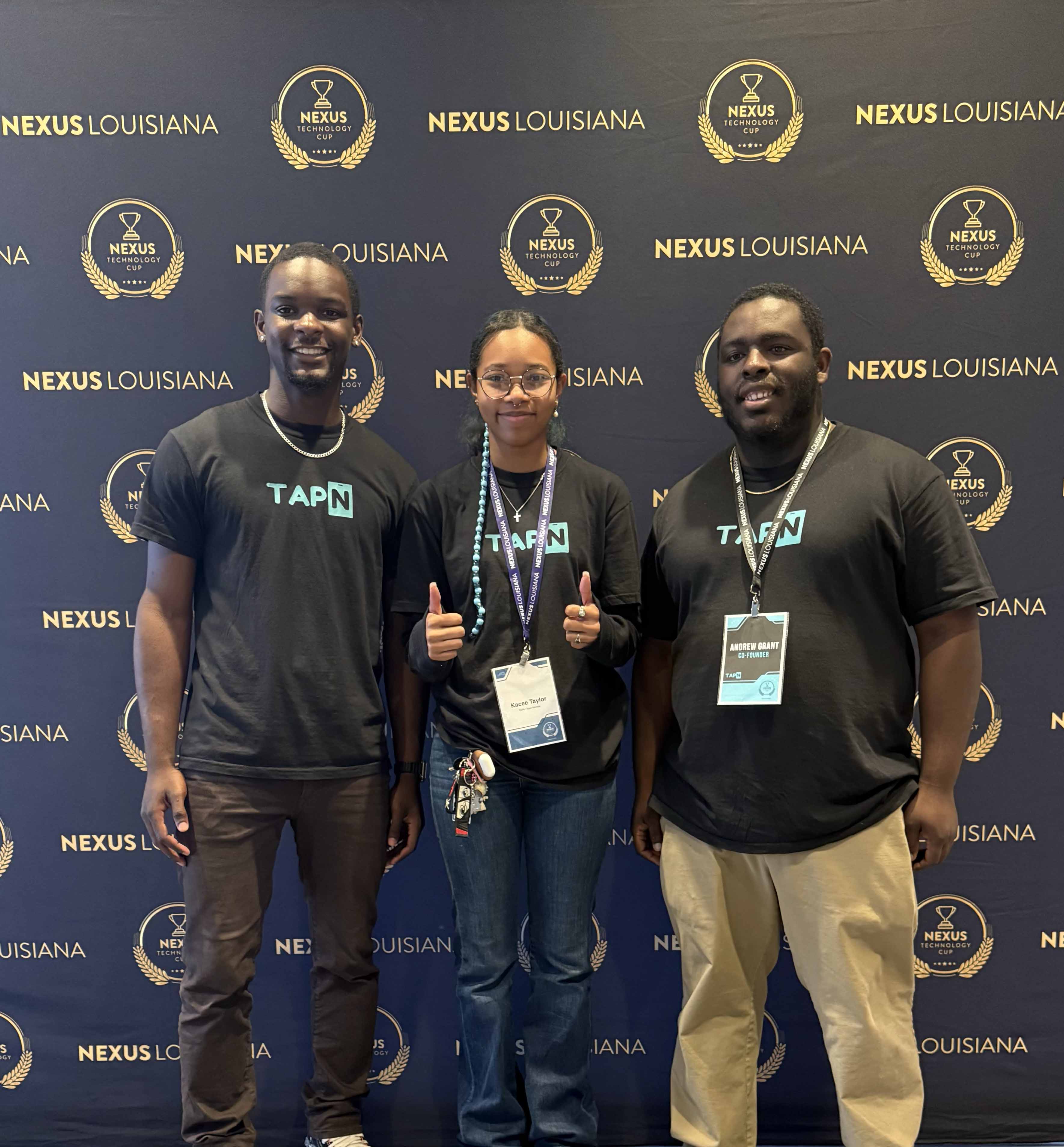 Tapn team collaborating in an innovative workspace